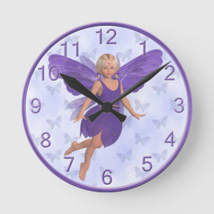 Butterfly Fairy Clock