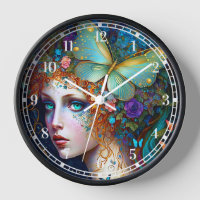 Butterfly Fairy Elf Lady Fantasy Art