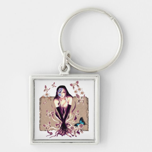 Butterfly Fairy Key Ring (Front)