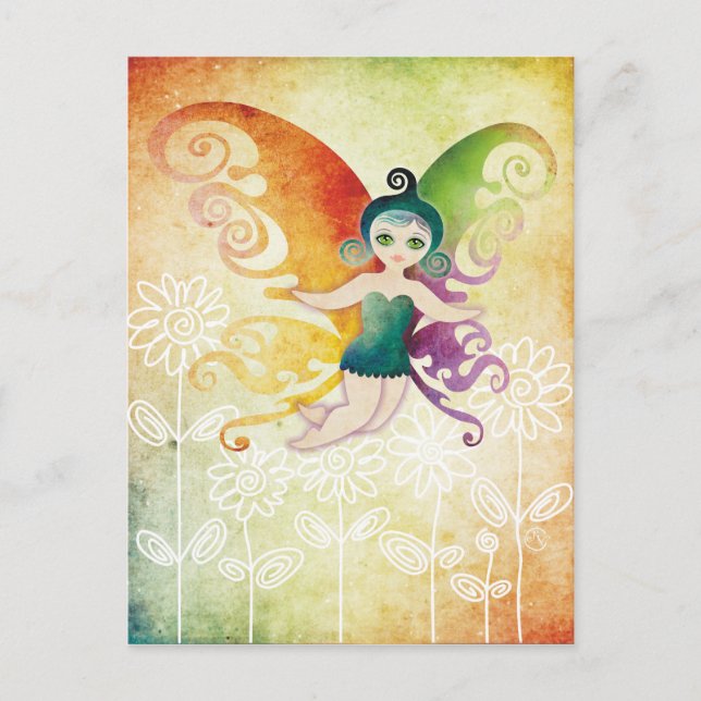 Butterfly Fairy Postcard (Front)