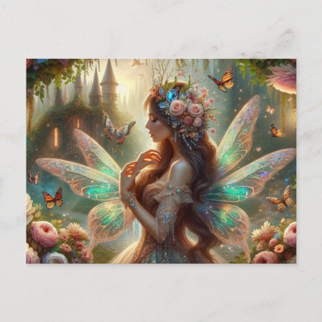 Butterfly Fairy Postcard (Front)