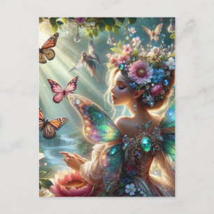 Butterfly Fairy Postcard