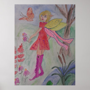Butterfly Fairy Poster