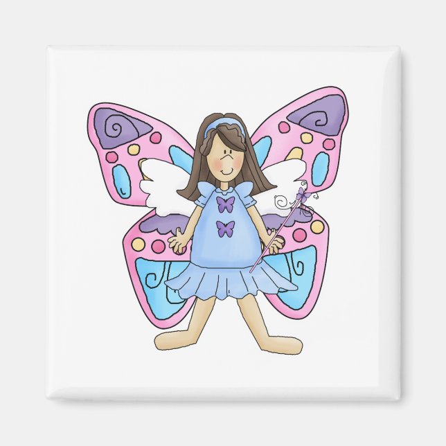 Butterfly Fairy Princess Magnet (Front)