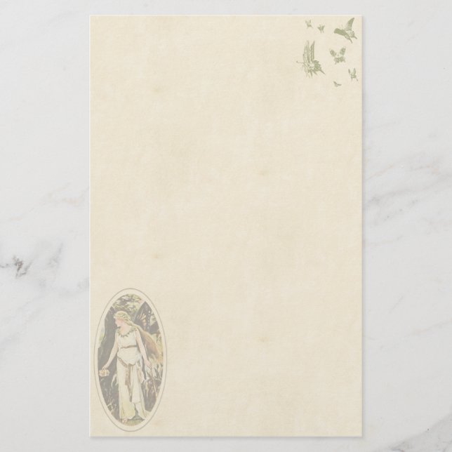 Butterfly Fairy Stationery (Front)