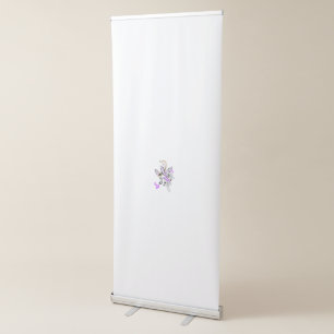 Butterfly Fairy Tattoo Vector – Vintage Floral Art Retractable Banner