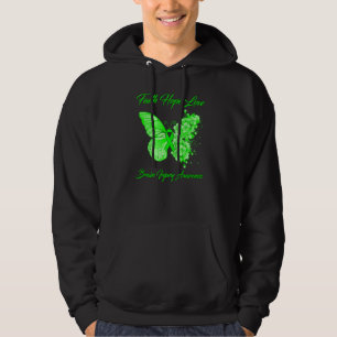 Butterfly Faith Hope Love Brain Injury Awareness Hoodie