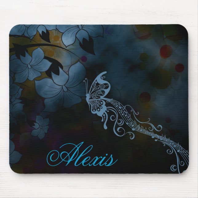 Butterfly Fantasy in Flight Mouse Mat (Front)