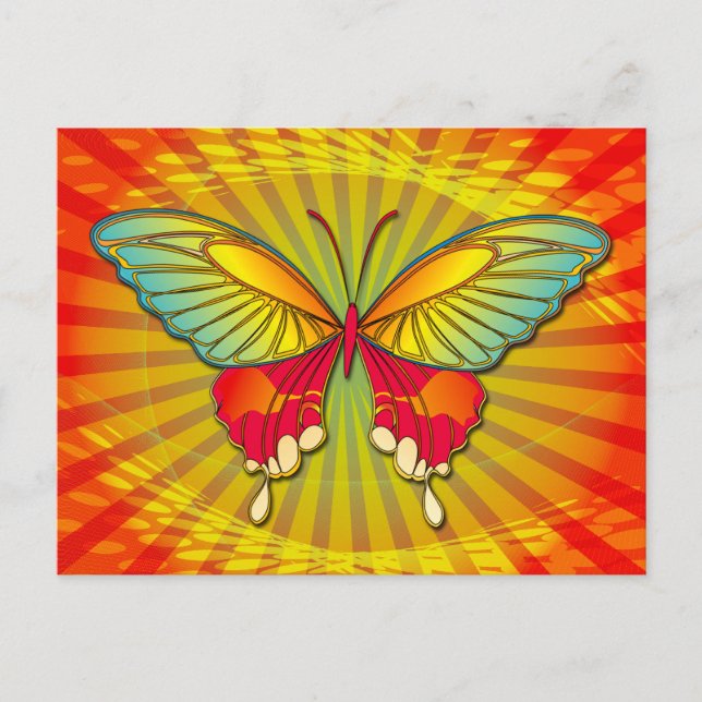 BUTTERFLY FANTASY POSTCARD (Front)