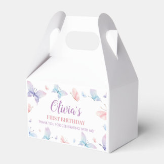 Butterfly Favour Box Birthday Baby Shower