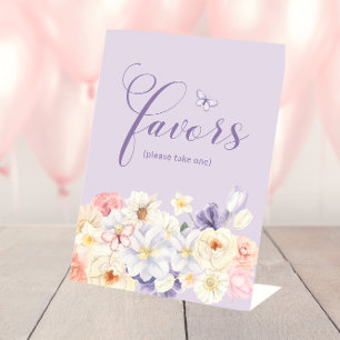 Butterfly Favours Sign