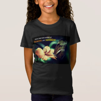 Butterfly feeding on flower T-Shirt