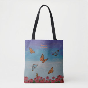 "Butterfly Field" Fashion Tote Bag