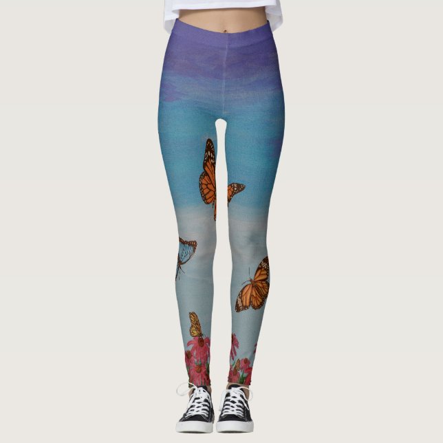Butterfly Field Leggings (Front)