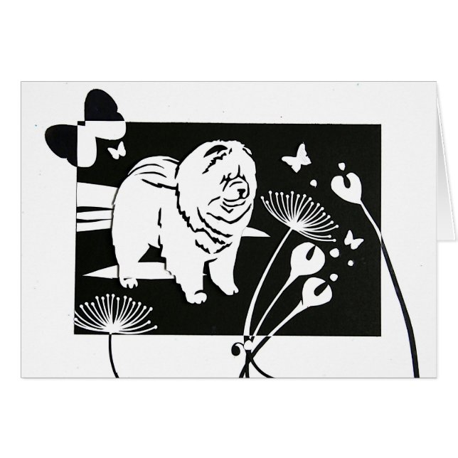 BUTTERFLY FIELDS Chow papercut (Front Horizontal)