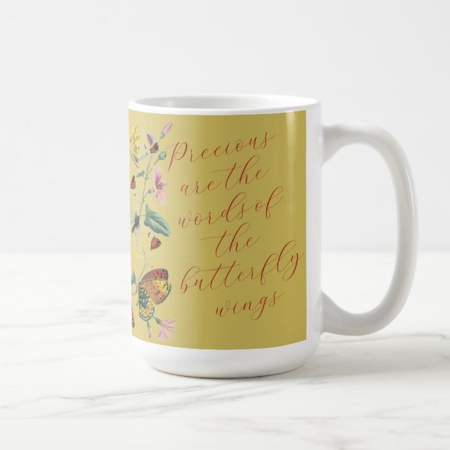 Butterfly fine art coffee Mug (Right)