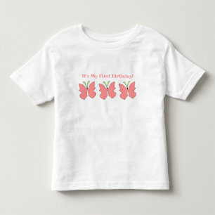 Butterfly First Birthday Party Toddler T-Shirt