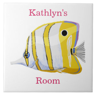 Butterfly Fish Kids Room Tile
