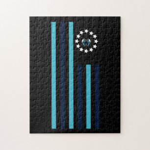 Butterfly - Flag Jigsaw Puzzle