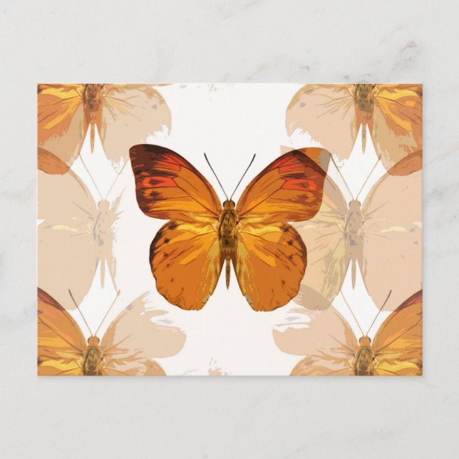 Butterfly Flies Postcard (Front)