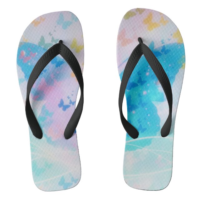 Butterfly Flip Flops (Footbed)