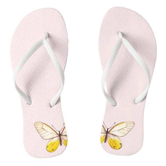 Butterfly  flip flops (Footbed)