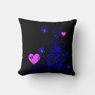 Butterfly Floral Art Cushion