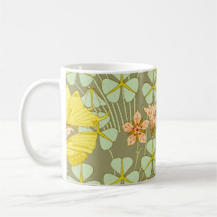 Butterfly Floral Botanical Colourful Coffee Mug