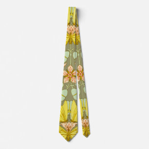 Butterfly Floral Botanical Colourful Tie