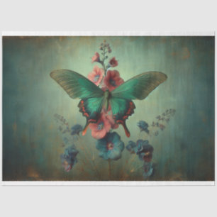 Butterfly Floral Decoupage Tissue Paper