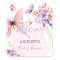 Butterfly Floral Garden Girl Baby Shower Welcome