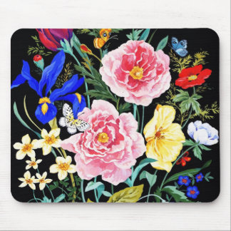 Butterfly Floral Mouse Mat