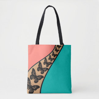 Butterfly Flow Abstract Tank Top  Tote Bag