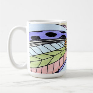 Butterfly Flower Blank Coffee Mug