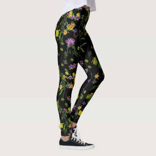Butterfly Flower Celebration Leggings