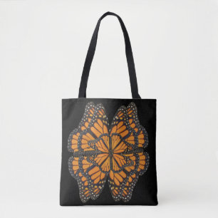 Butterfly Flower Monarch Butterfly Tote Bag