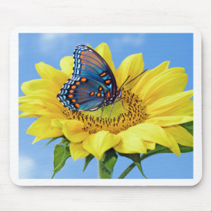 butterfly_flower_mousepad mouse mat