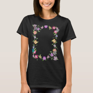 Butterfly Flowers Blooms Floral Butterflies Flower T-Shirt