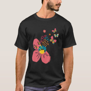 Butterfly Flowers, Gardener Entomology Butterflies T-Shirt