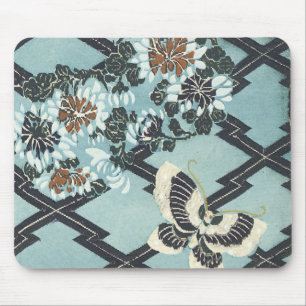 Butterfly & Flowers Mouse Mat