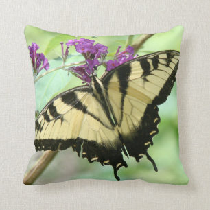 Butterfly  Flowers Pillow