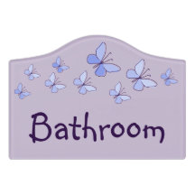 Butterfly Flutter Lavender Bathroom