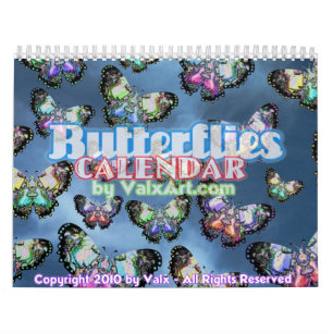 Butterfly Flutterby in Valxart calendar