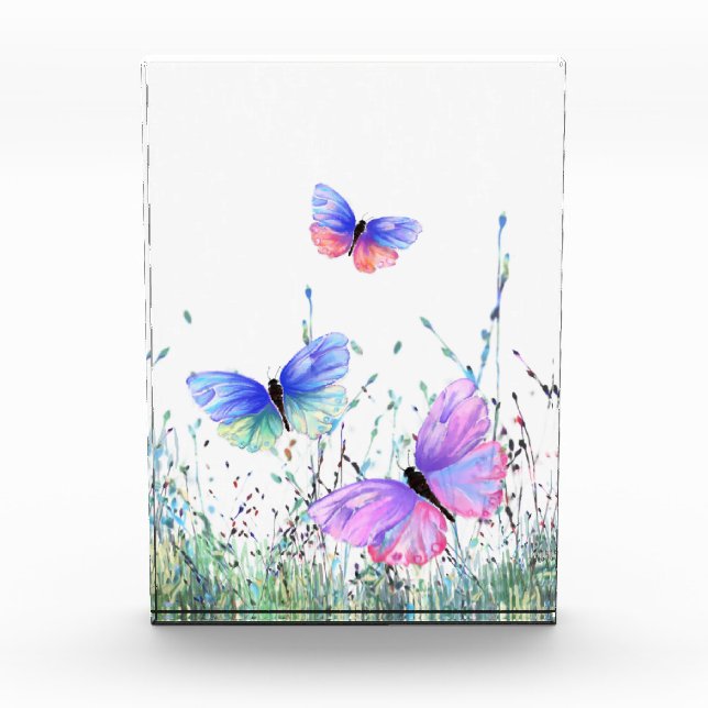 Butterfly Flying Photo Block Spring (Front)