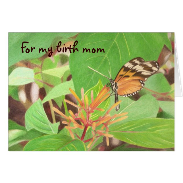 Butterfly for birth mum (Front Horizontal)