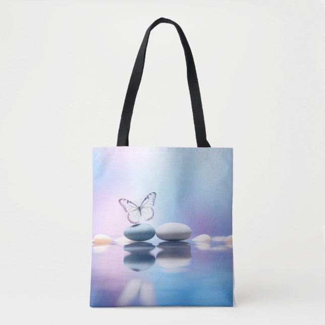 Butterfly Forest Nature Serene Tranquil  Tote Bag (Front)