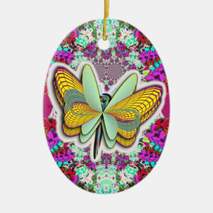 "Butterfly Freedom" Ceramic Tree Decoration