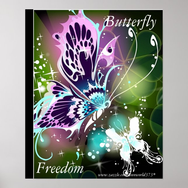 Butterfly Freedom Poster (Front)