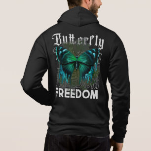Butterfly Freedom Streetwear Style Design-64019 Hoodie