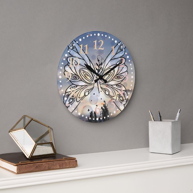 Butterfly Freedom  Wall Clock (Creator Uploaded)